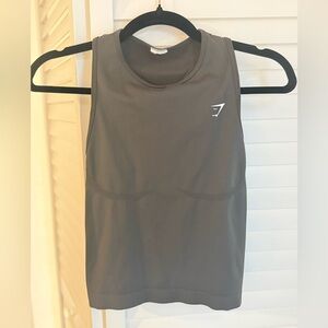 LIKE NEW Gymshark Everyday Seamless Tight Fit Tank - Strength Green